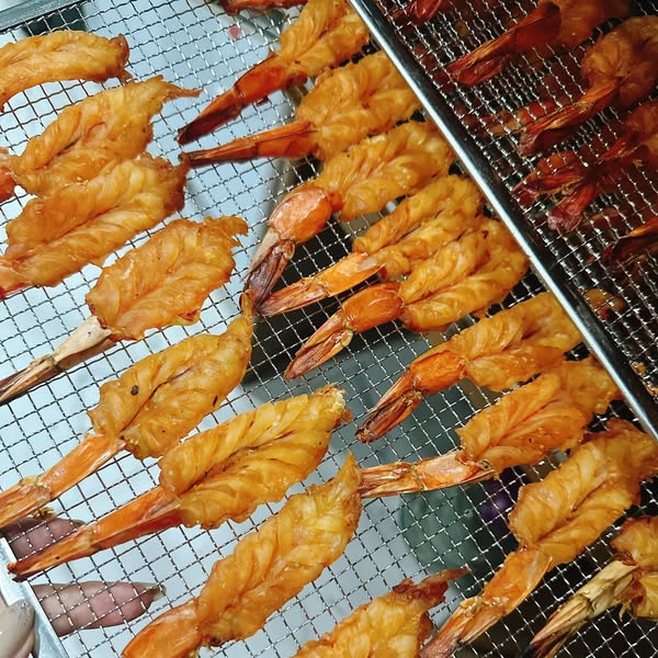 Tôm sấy khô ăn liền – Món ăn vặt tiện lợi, ngon miệng mỗi ngày Hình ảnh quy trình chế biến