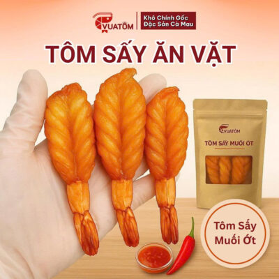 Tôm Sấy Muối Ớt: 
