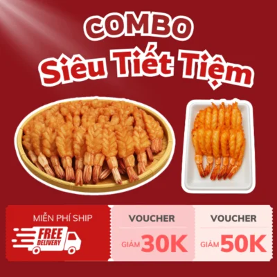 combo tôm sấy