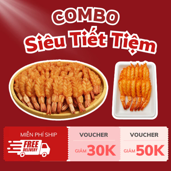 combo tôm sấy